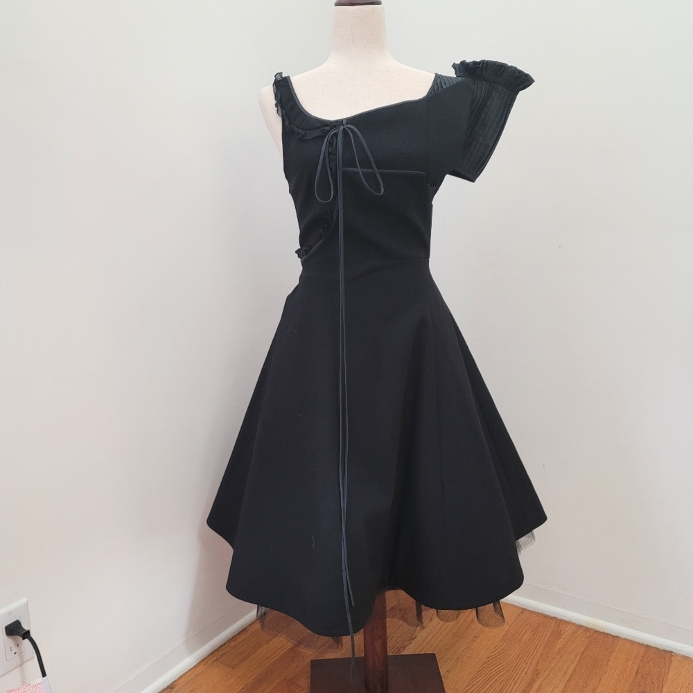 Incredible Hussein Chalayan asymmetrical dress S